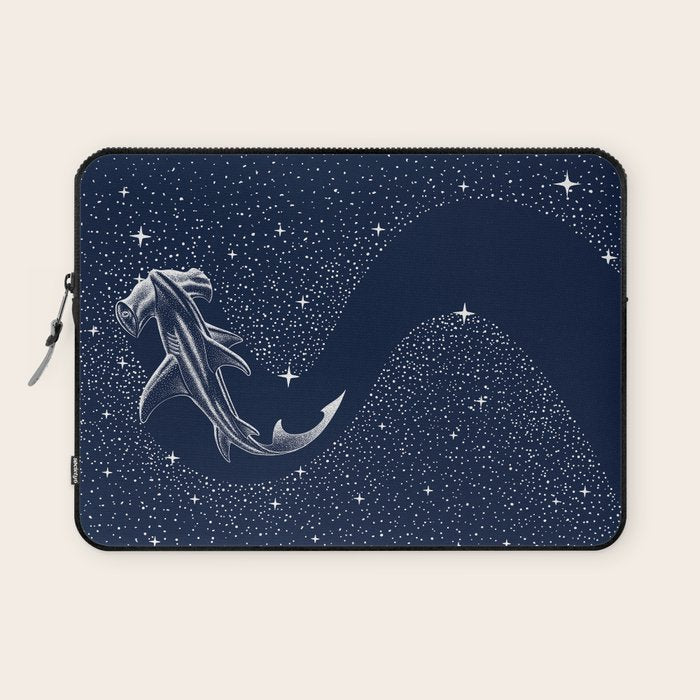 Starry Hammerhead Laptop Sleeve Gallery Image 1