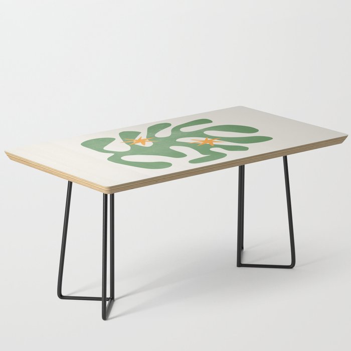 Fern Green Leaf: Matisse Series 01 | Mid-Century Edition Coffee Table Gallery Image 1