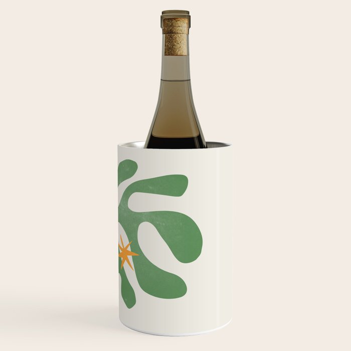 Fern Green Leaf: Matisse Series 01 | Mid-Century Edition Wine Chiller Gallery Image 3