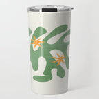 Fern Green Leaf: Matisse Series 01 | Mid-Century Edition Travel Mug Gallery Image 1