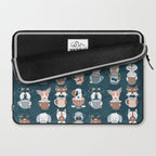 Doggie Coffee and Tea Time II Laptop Sleeve Gallery Image 2