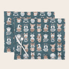 Doggie Coffee and Tea Time II Placemat Gallery Image 1