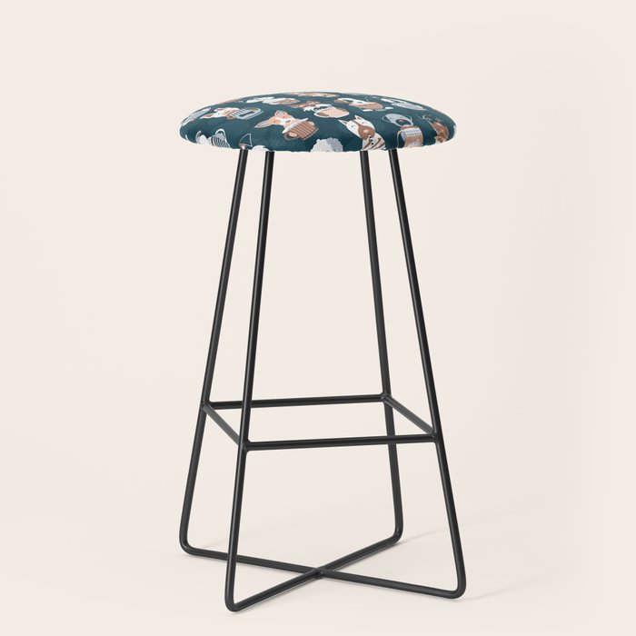 Doggie Coffee and Tea Time II Stool Gallery Image 1