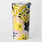 More design for a happy life - with black Travel Mug Gallery Image 2