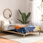 More design for a happy life - with black Comforter Gallery Image 2