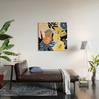 More design for a happy life - with black Wood Wall Art Gallery Image 2