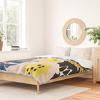 More design for a happy life - with black Duvet Cover Gallery Image 2