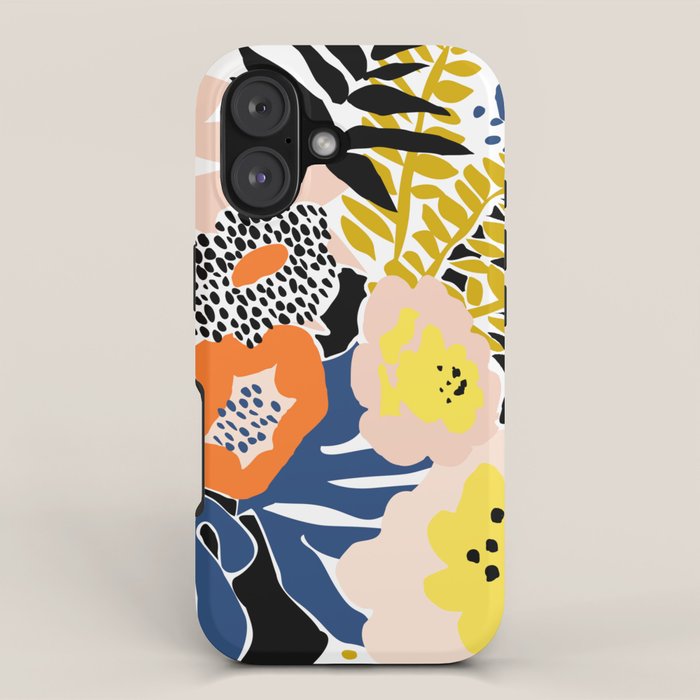 More design for a happy life - with black iPhone Case Gallery Image 1