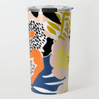 More design for a happy life - with black Travel Mug Gallery Image 1