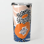 More design for a happy life - with black Travel Mug Gallery Image 3