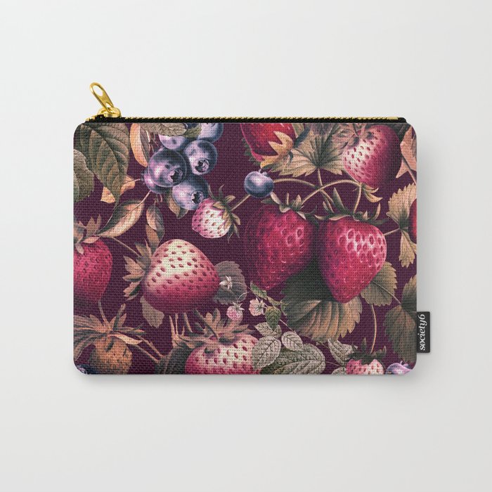 Strawberry Fields Forever II - I Carry All Pouch Gallery Image 1