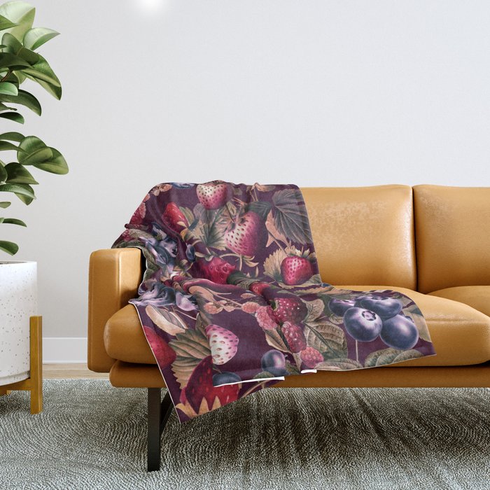 Strawberry Fields Forever II - I Throw Blanket Gallery Image 1