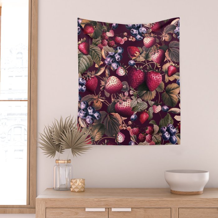 Strawberry Fields Forever II - I Wall Tapestry Gallery Image 2