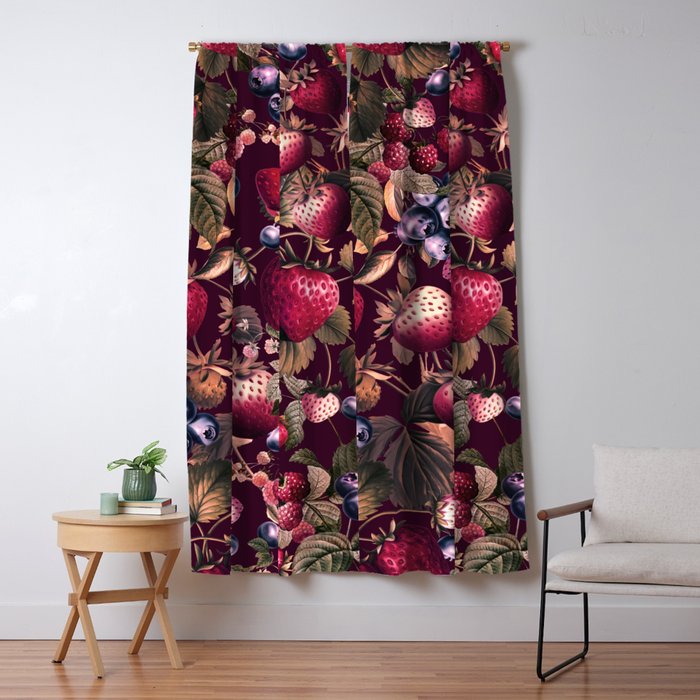 Strawberry Fields Forever II - I Window Curtain Gallery Image 5
