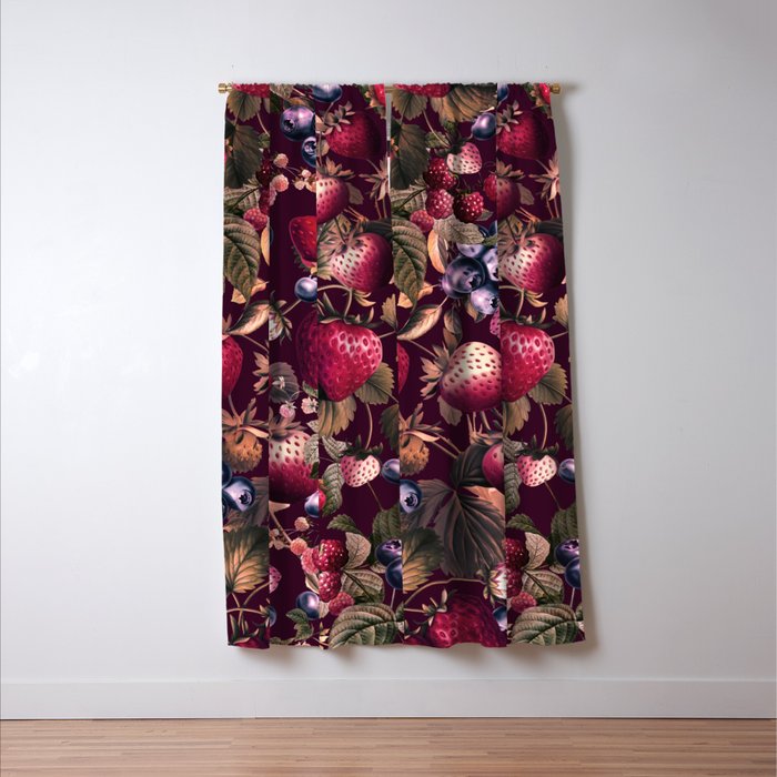 Strawberry Fields Forever II - I Window Curtain Gallery Image 3