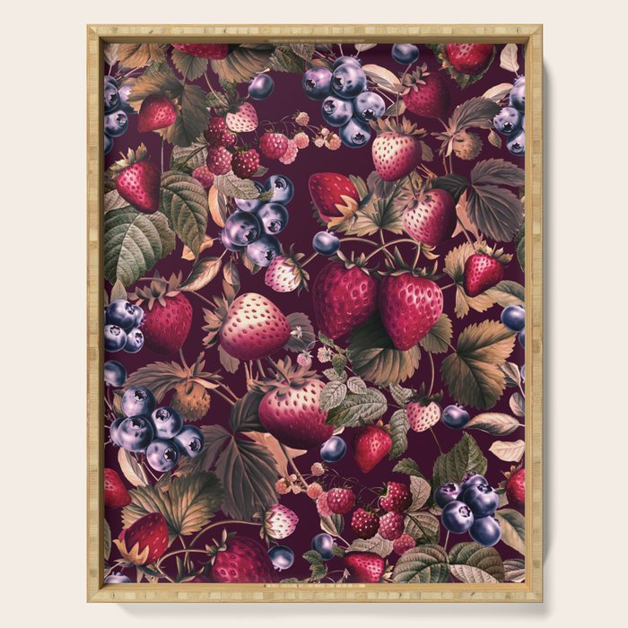Strawberry Fields Forever II - I Serving Tray Gallery Image 1