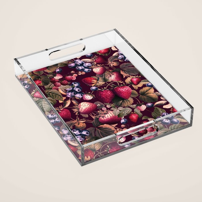 Strawberry Fields Forever II - I Acrylic Tray Gallery Image 1