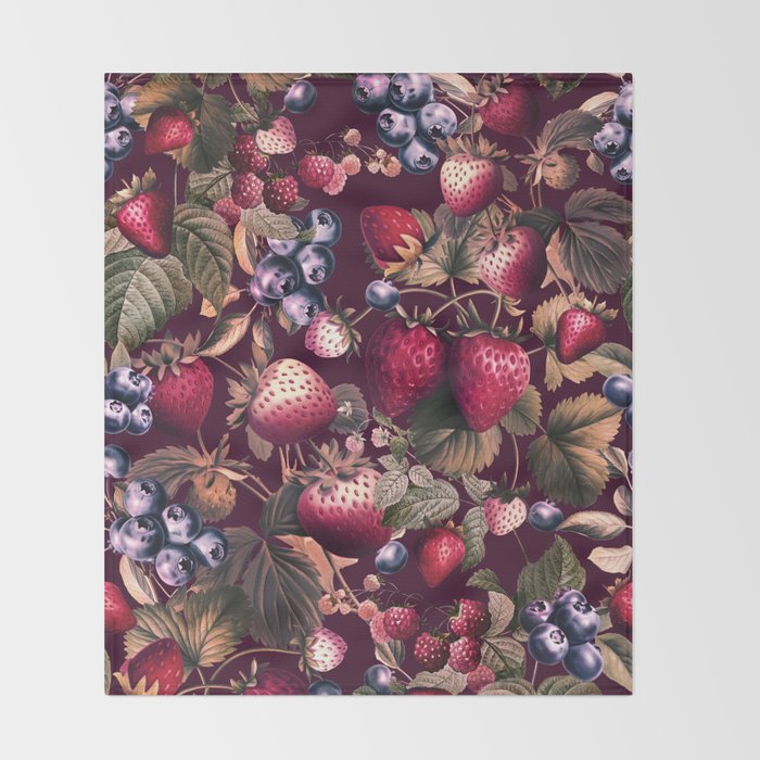 Strawberry Fields Forever II - I Throw Blanket Gallery Image 2