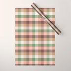 Timberland Gingham Plaid Cozy Heirloom Multi Wrapping Paper Gallery Image 1