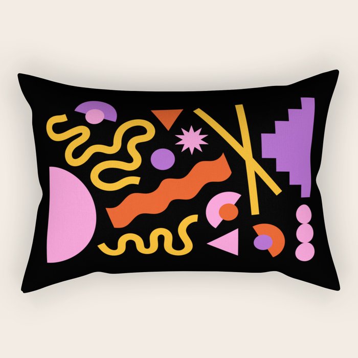 Purple ramen Rectangular Pillow Gallery Image 1