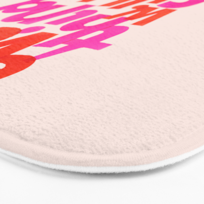 Everything Will Be Fine Typography Bath Mat Gallery Image 3