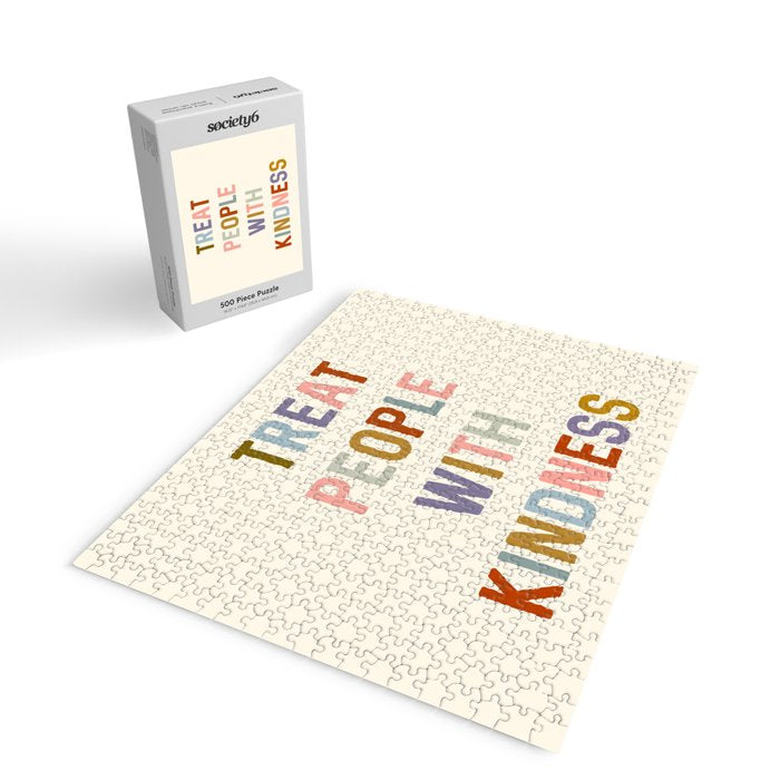Treat People With Kindness Jigsaw Puzzle Gallery Image 2