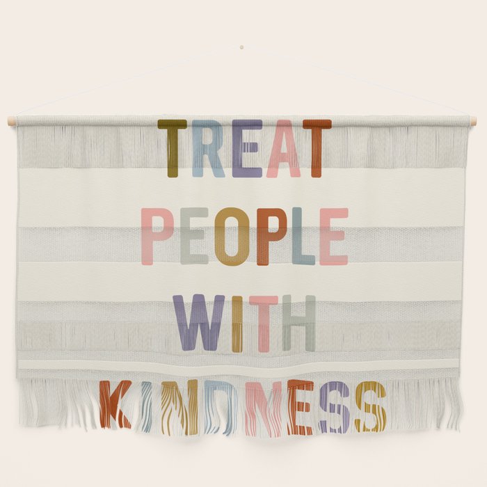 Treat People With Kindness Wall Hanging Gallery Image 1
