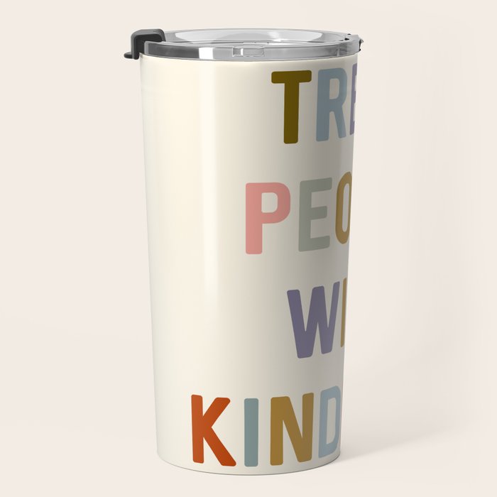 Treat People With Kindness Travel Mug Gallery Image 3