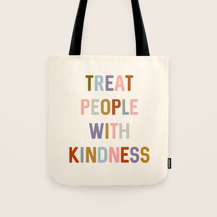Treat People With Kindness Tote Bag Gallery Image 1