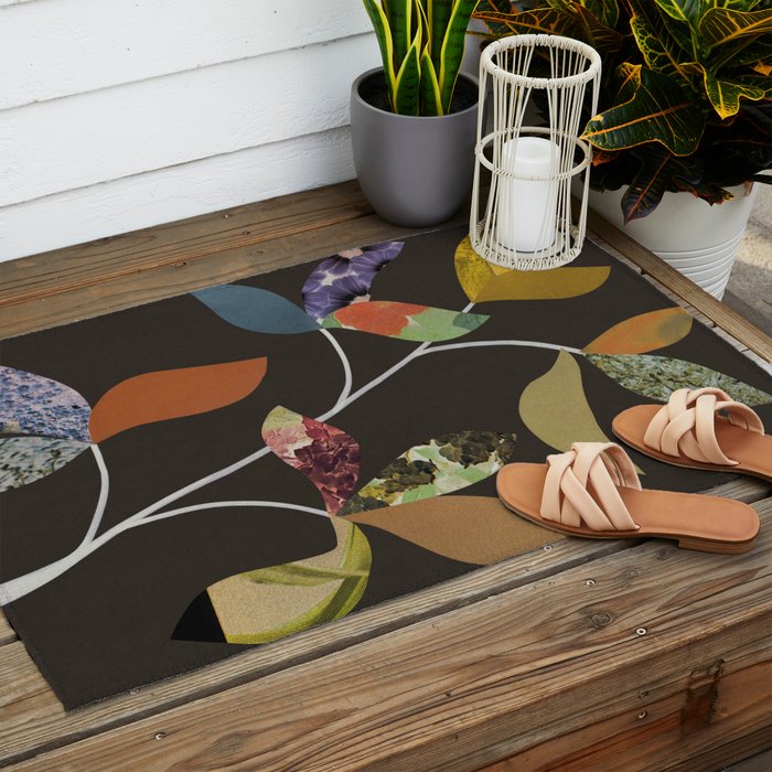 Blooming Branches Outdoor Rug Gallery Image 2