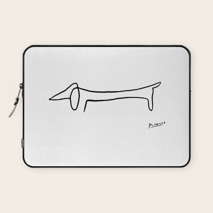Picasso's sausage dog Laptop Sleeve Gallery Image 1