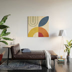 Attached Abstraction 03 Wood Wall Art Gallery Image 2