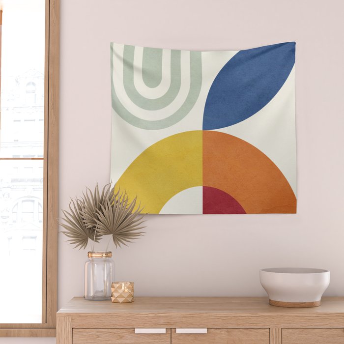 Attached Abstraction 03 Wall Tapestry Gallery Image 2