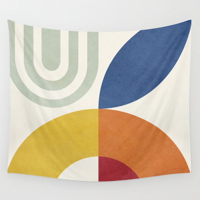 Attached Abstraction 03 Wall Tapestry Gallery Image 1