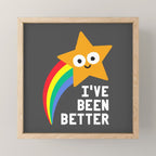 Shooting Straight Mini Art Print Gallery Image 1