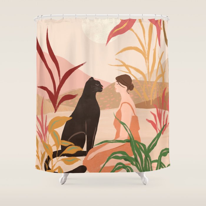 Meditation Shower Curtain Gallery Image 1