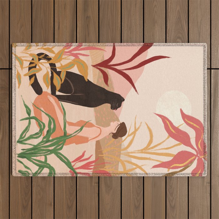 Meditation Outdoor Rug Gallery Image 1