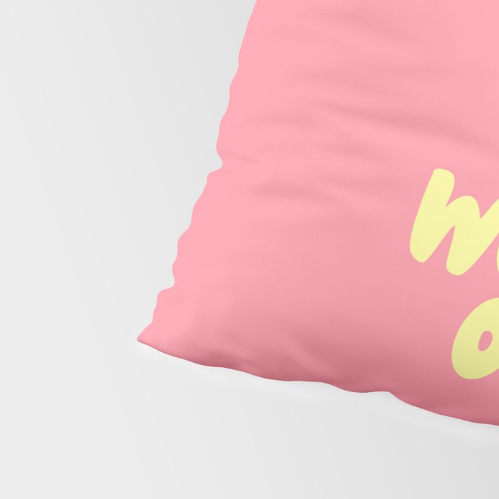 What If It All Works Out typography print Pillow Sham Gallery Image 4