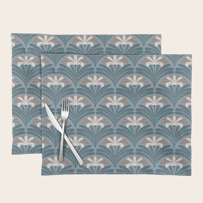 Elegant Leafy Blossoms  Placemat Gallery Image 1