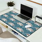 Elegant Leafy Blossoms  Desk Mat Gallery Image 2