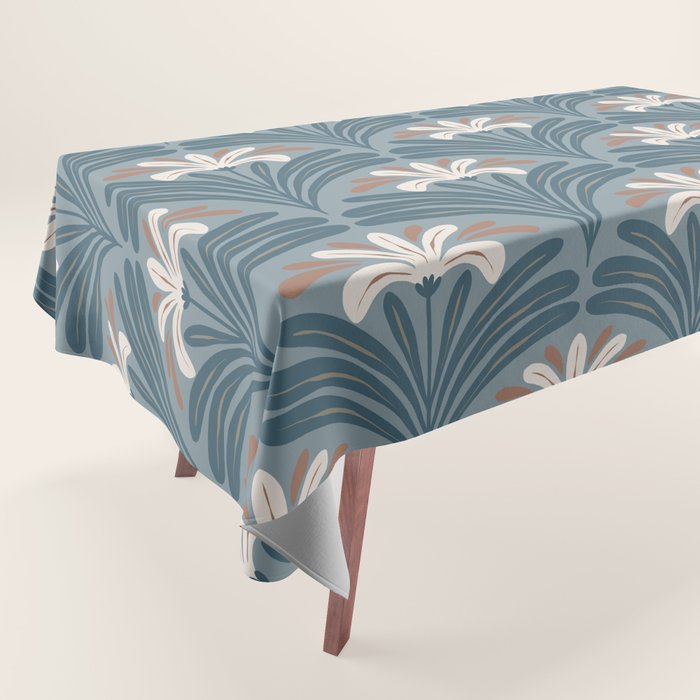 Elegant Leafy Blossoms  Tablecloth Gallery Image 1