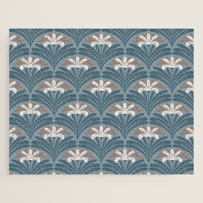 Elegant Leafy Blossoms  Jigsaw Puzzle Gallery Image 1