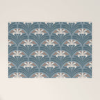 Elegant Leafy Blossoms  Welcome Mat Gallery Image 1