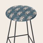 Elegant Leafy Blossoms  Stool Gallery Image 2