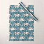 Elegant Leafy Blossoms  Wrapping Paper Gallery Image 1