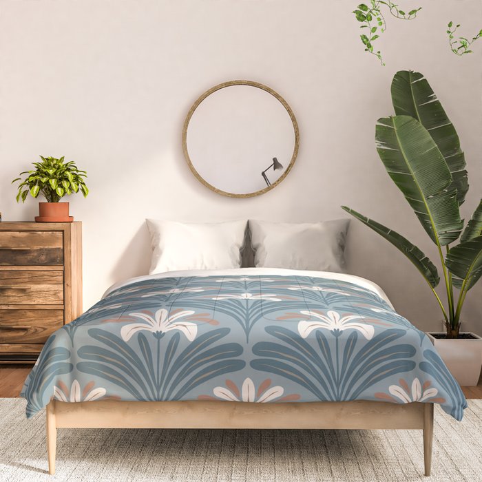 Elegant Leafy Blossoms  Comforter Gallery Image 3
