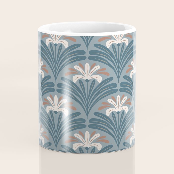 Elegant Leafy Blossoms  Coffee Mug Gallery Image 4