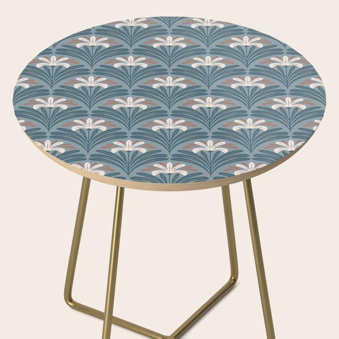 Elegant Leafy Blossoms  Side Table Gallery Image 2
