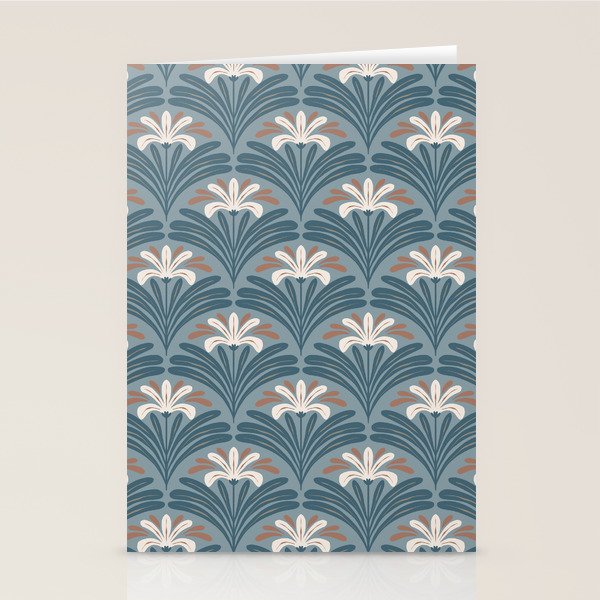 Elegant Leafy Blossoms  Stationery Card Gallery Image 1