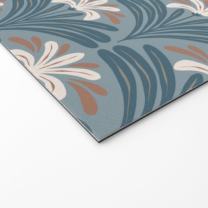 Elegant Leafy Blossoms  Welcome Mat Gallery Image 2